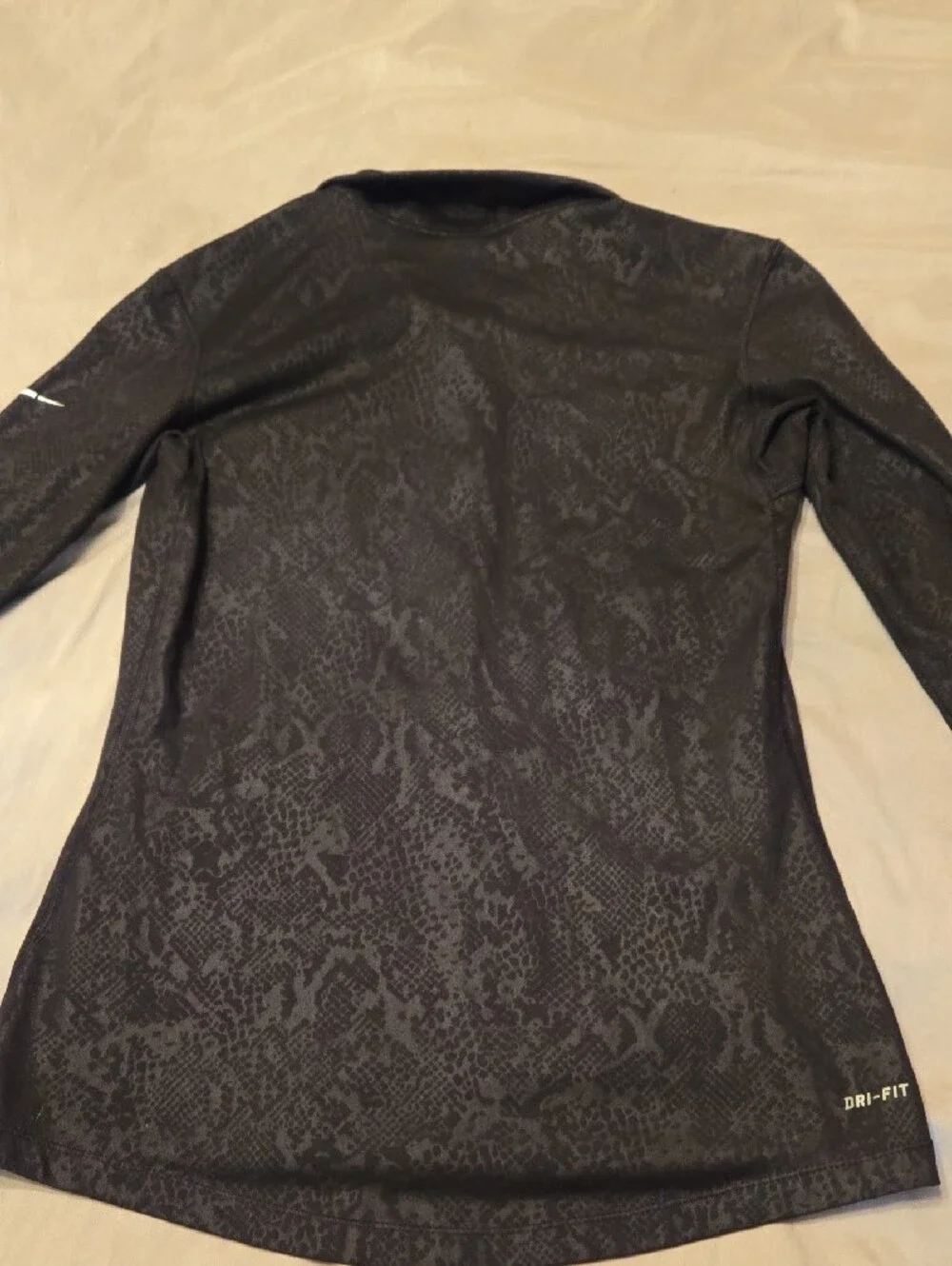 Nike Black Jacquard Half-Zip Pullover